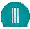 ADIDAS 3 STRIPES SWIM CAP KIDS GREEN