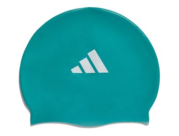 ADIDAS 3 STRIPES SWIM CAP KIDS GREEN