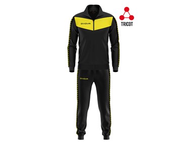 GIVOVA TRACKSUIT VISA BANDA BLK/YEL