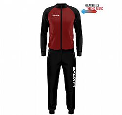 GIVOVA CUBA TRKCSUIT POLARFLEECE BURG/BLK