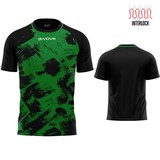 GIVOVA SHIRT ART INERLOCK GREEN/BLK