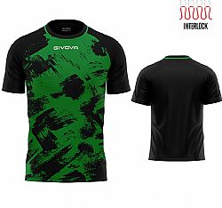GIVOVA SHIRT ART INERLOCK GREEN/BLK