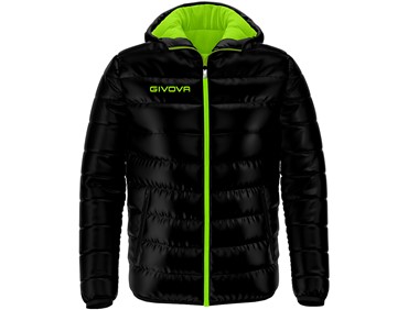 GIVOVA JACKET OLANDA BLK/FLGREEN