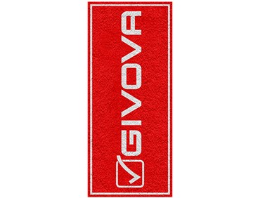 GIVOVA SPONGETOWELS FITNESS RED/WHT