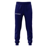 GIVOVA PANTS COTTON KING LOGO BLUE