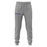 GIVOVA PANTS COTTON KING LOGO GREY