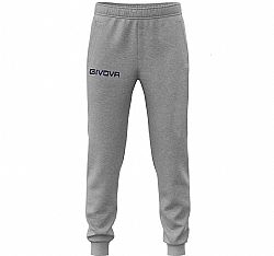 GIVOVA PANTS COTTON KING LOGO GREY
