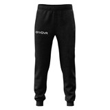 GIVOVA PANTS COTTON KING LOGO BLACK
