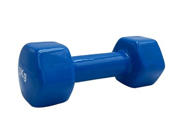LIGA VINYL DUMBBELL 3KG BLU