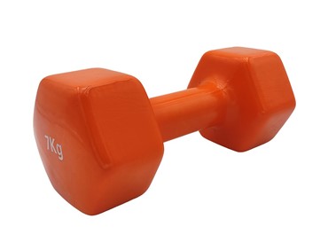 LIGA VINYL DUMBBELL 7KG ORANGE
