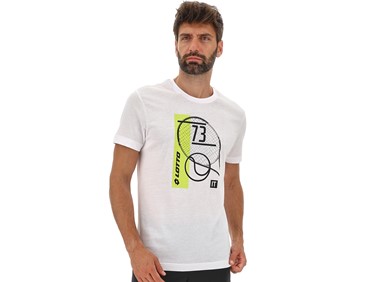 LOTTO TEE TENNIS 73 WHT/GREEN