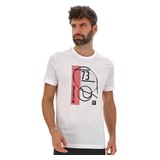 LOTTO TEE TENNIS 73 WHT/RED