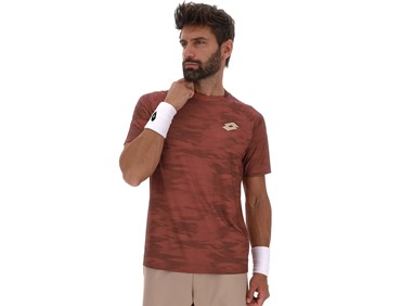 LOTTO TECH VI D2 TEE MARSALA RED