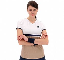 LOTTO TECH W V-D1 TEE CREAM/WHT