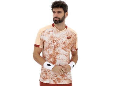 LOTTO TECH IV-D2 TEE CREAM/PINK