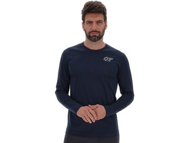 LOTTO TEE SCRIPT LS BLU