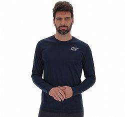 LOTTO TEE SCRIPT LS BLU