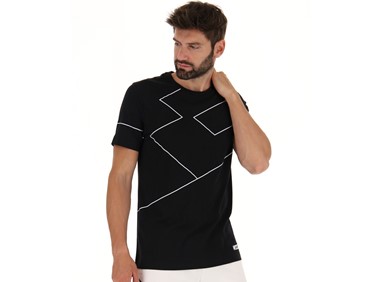 LOTTO LOGO VII TEE 2 BLK