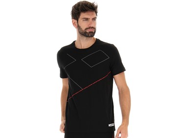 LOTTO LOGO VII TEE 2 BLK