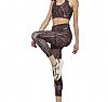 BODY ACTION W ALLOVER PRINTED 7/8 LEGGINGS