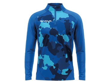 GIVOVA MAGLIA HALF ZIP ARMY