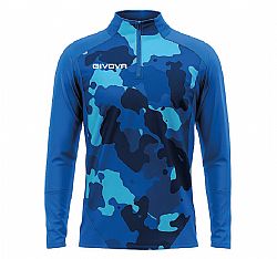 GIVOVA MAGLIA HALF ZIP ARMY